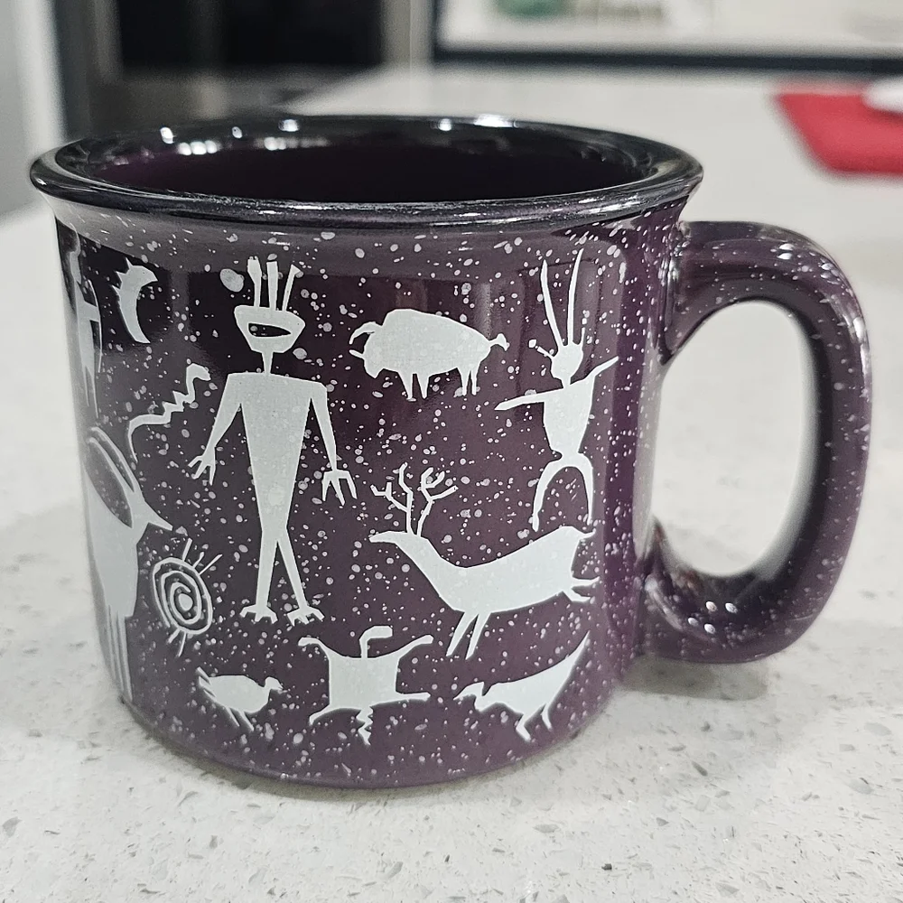 Grand Canyon Petroglyphs Cave Paintings Pictographs Coffee Mug Cup L👀K